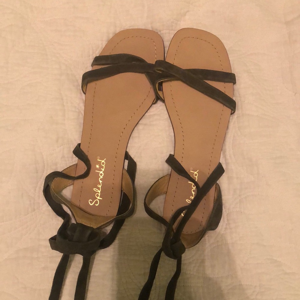 BOHO GODDESS Green strap shoes